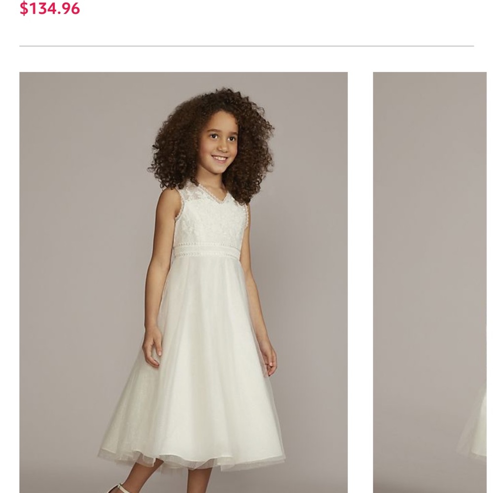 David’s Bridal Flower Girl Dress